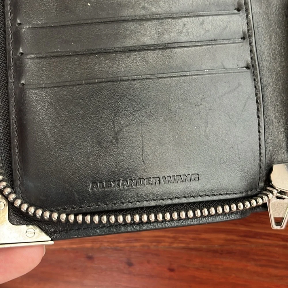 ALEXANDER WANG men’s black wallet
